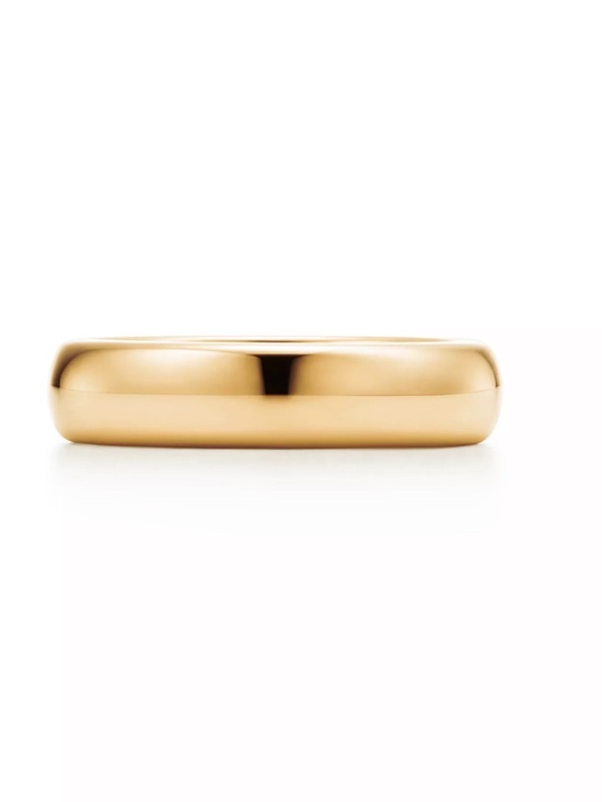 Tiffany & Co. Jewelry - Tiffany & Co. Forever Wedding Band Ring in Yellow Gold, 4.5 mm Wide
